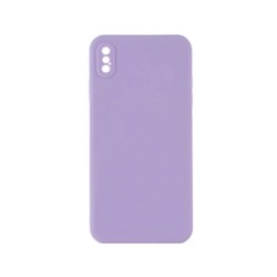 Silicone Case with Camera Shield  for Apple iPhone X Purple Silicone Case with Camera Shield  for Apple iPhone X Purple